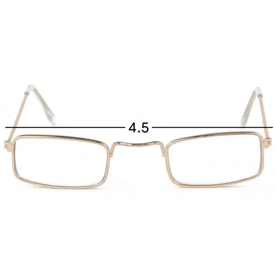 Old Lady Costume Set - Grey Granny Wig and Fake Gold Rectangle Eyeglasses Grandma Set for Women and Girls {5}