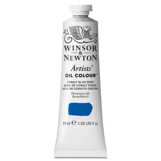Winsor & Newton Artists' Oil Color - Cobalt Blue Deep, 37 ml tube {1}