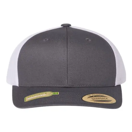 YP Classics&reg; Sustainable Retro Trucker Cap Charcoal/ White {1}
