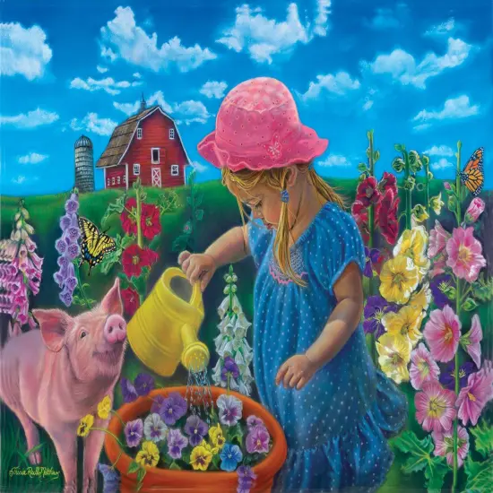 Sunsout Watch Them Grow 500 pc Jigsaw Puzzle 35959 {1}