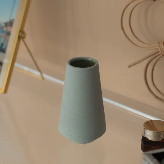 Decorative Ceramic Round Cone Shape Centerpiece Table Vase {4}