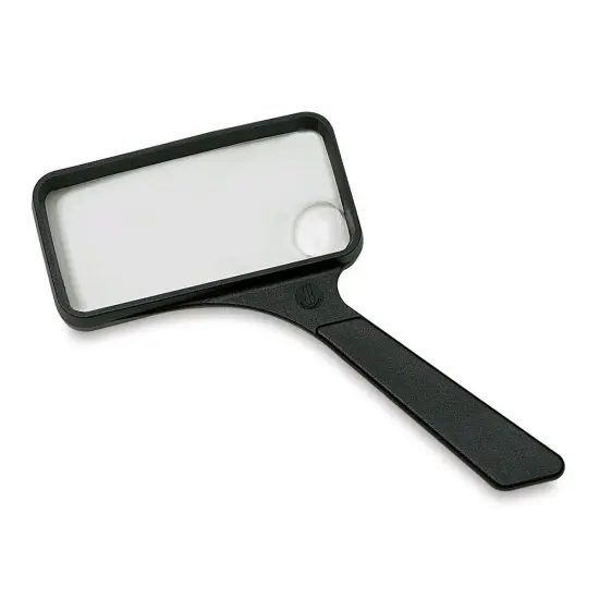 Handheld Magnifier - 2" x 4", Rectangular Bifcoal, 2x/6x {2}