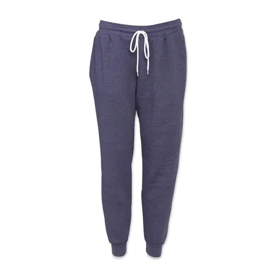 Bella Canvas Unisex Jogger Sweatpants - Navy Heather, X-Small {1}