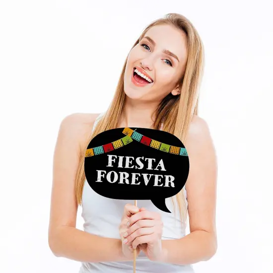 Big Dot of Happiness Fiesta - Fiesta Themed Party - Photo Booth Props Kit - 20 Count {4}