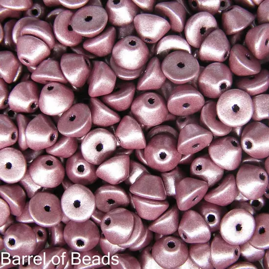 Konos Par Puca&reg;, Czech glass bead, Metallic Matte Dark Plum, 10 grams {1}