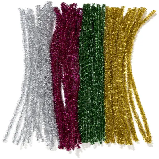 CousinDIY Tinsel Stems 6mmx12" 60/Pkg-Christmas {2}