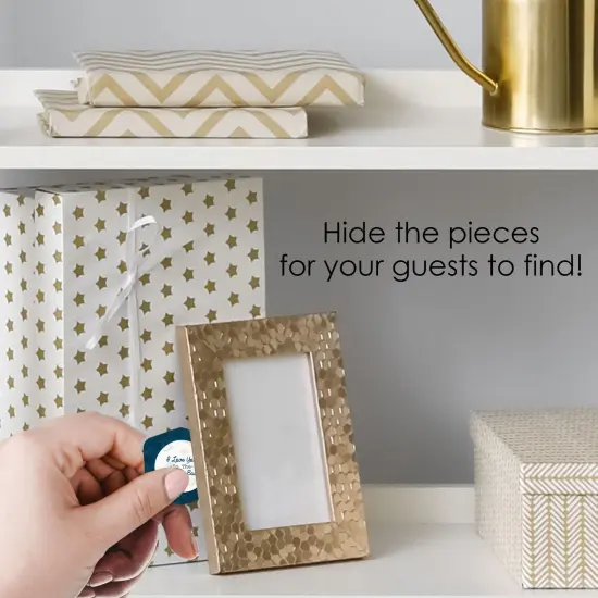 Big Dot of Happiness Twinkle Twinkle Little Star - Baby Shower or Birthday Party Scavenger Hunt - 1 Stand and 48 Game Pieces - Hide and Find Game {4}