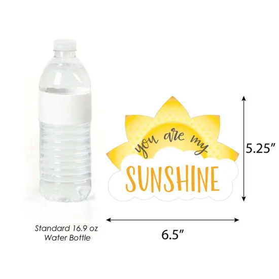 Big Dot of Happiness You are My Sunshine - Sun and Cloud Decorations DIY Baby Shower or Birthday Party Essentials - Set of 20 {6}