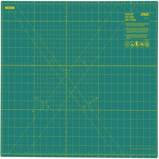 OLFA Folding Cutting Mat 17"X24" {2}