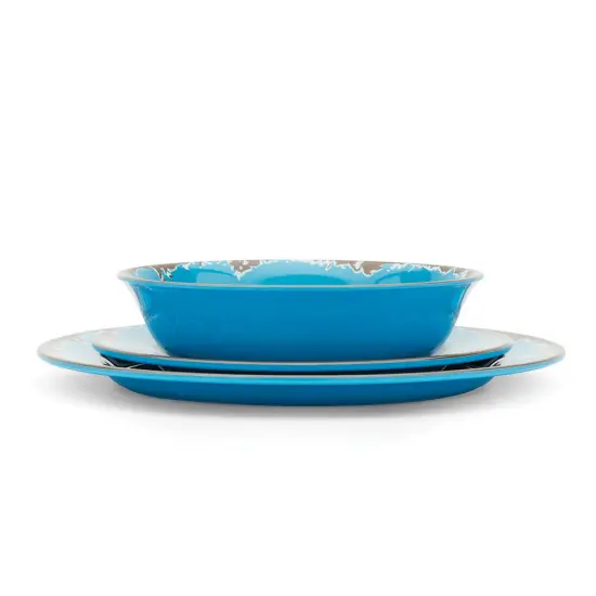 Rustic Melamine Dinnerware (12-Piece Set) {4}