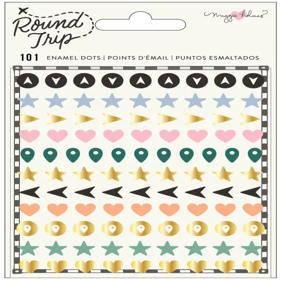 Maggie Holmes Round Trip Enamel Dots 101/Pkg {2}