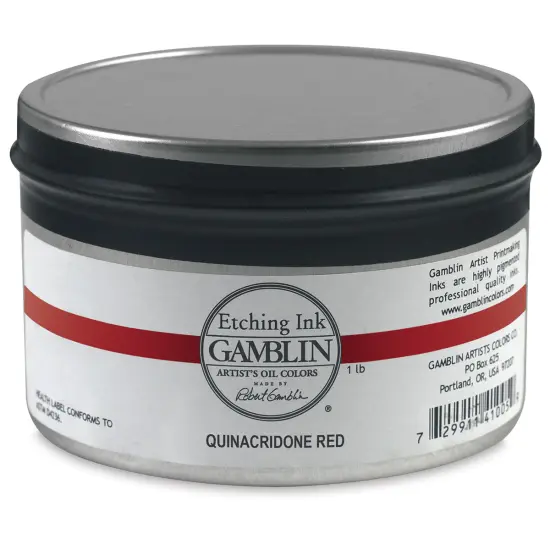 Gamblin Etching Ink - Quinacridone Red, 1 lb {1}