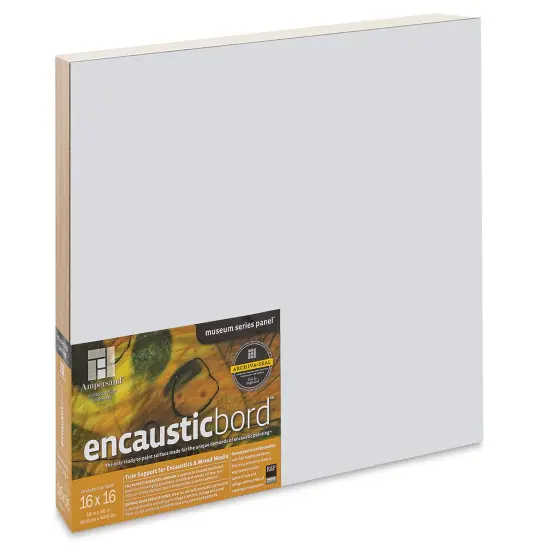 Ampersand Encausticbord - 16" x 16" x 1-1/2", Cradled {1}