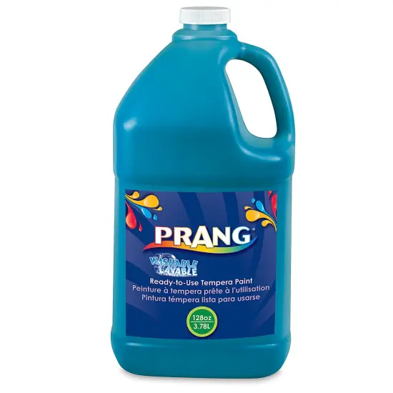 Prang Ready-To-Use Washable Tempera Paint - Turquoise, Gallon {2}