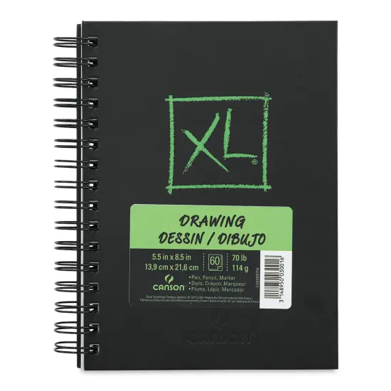 Canson XL Drawing Book - 8-1/2" x 5-1/2", 60 Sheets {1}