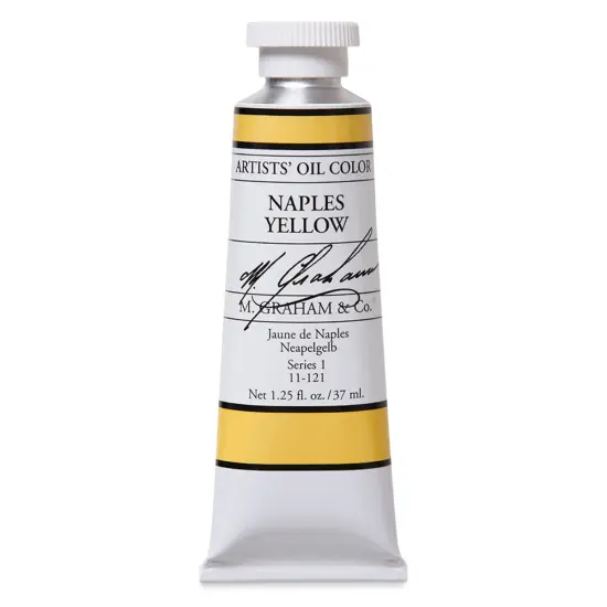 M. Graham Artists' Oil Color - Naples Yellow, 37 ml tube {1}