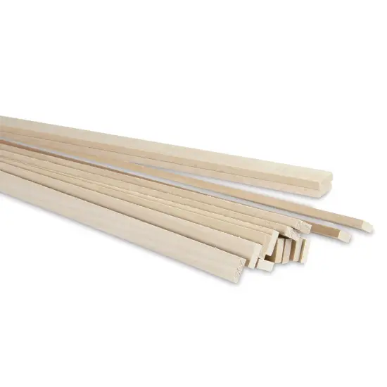 Midwest Products Basswood Strips - 15 Pieces, 3/16" x 1/2" x 24" {1}