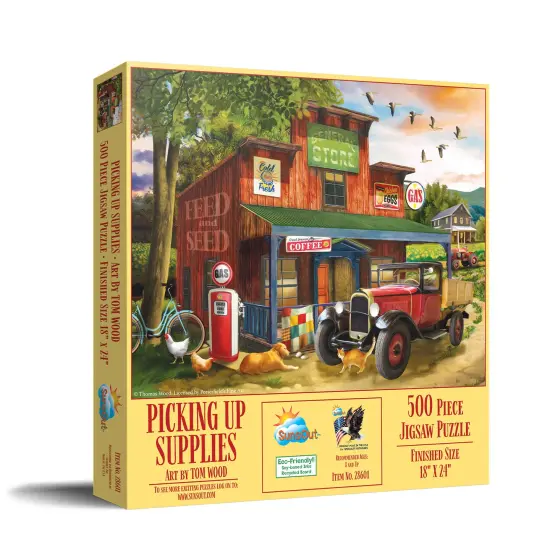 Sunsout Picking Up Supplies 500 pc Jigsaw Puzzle 28601 {3}