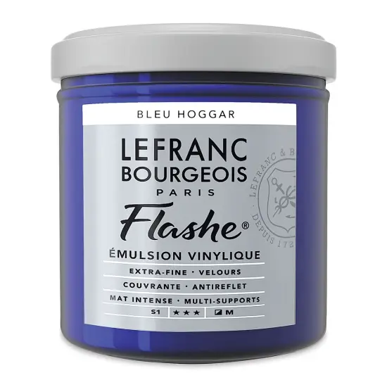 Lefranc & Bourgeois Flashe Vinyl Paint - Phthalo Blue, 125 ml jar {2}