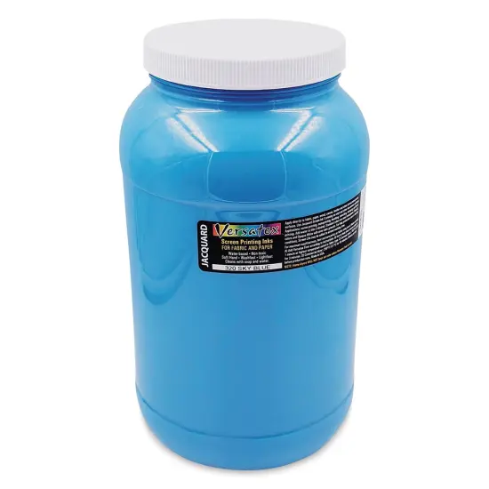 Jacquard Versatex Screen Printing Ink - Sky Blue, 128 oz jar {1}