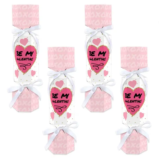 Big Dot of Happiness Be My Galentine - No Snap Galentine's & Valentine's Day Party Table Favors - DIY Cracker Boxes - Set of 12 {1}