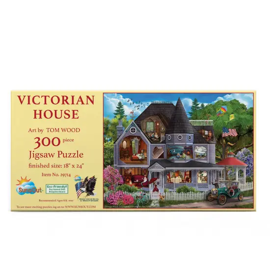 Sunsout Victorian House 300 pc Jigsaw Puzzle 29714 {4}