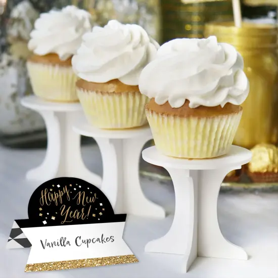 Big Dot of Happiness New Year&rsquo;s Eve - Gold - New Years Eve Party Tent Buffet Card - Table Setting Name Place Cards - Set of 24 {6}