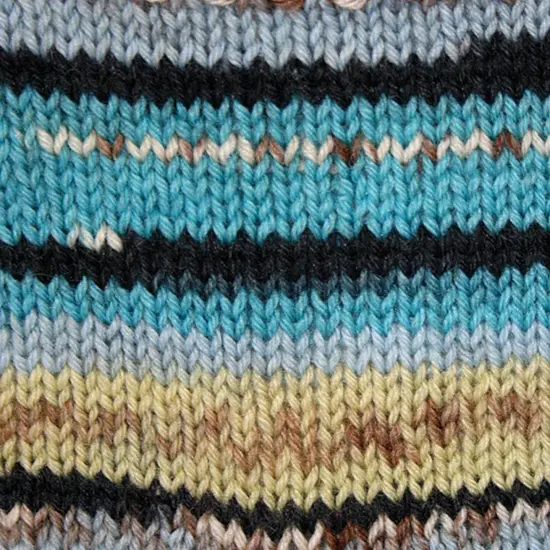 (Pack of 2) Patons Kroy Socks Yarn-Turquoise Jacquard {2}