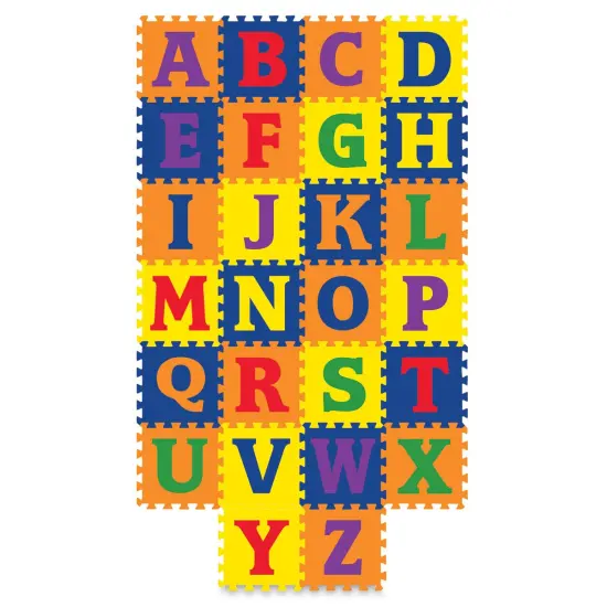 Creativity Street WonderFoam Carpet Tiles - Alphabet {1}