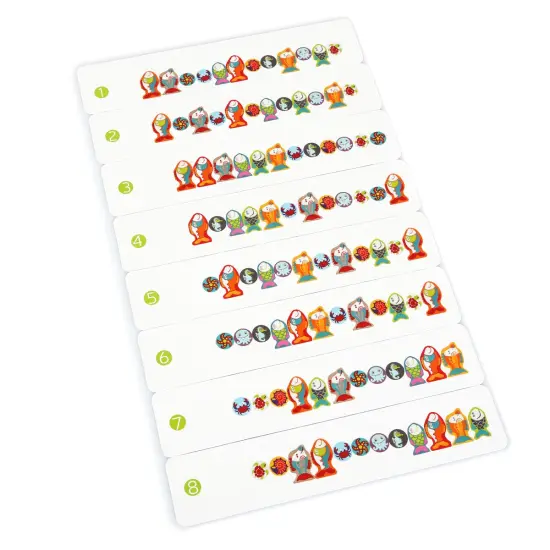 Wise Elk/Cubika Wooden Lacing Toy - Fishes {6}