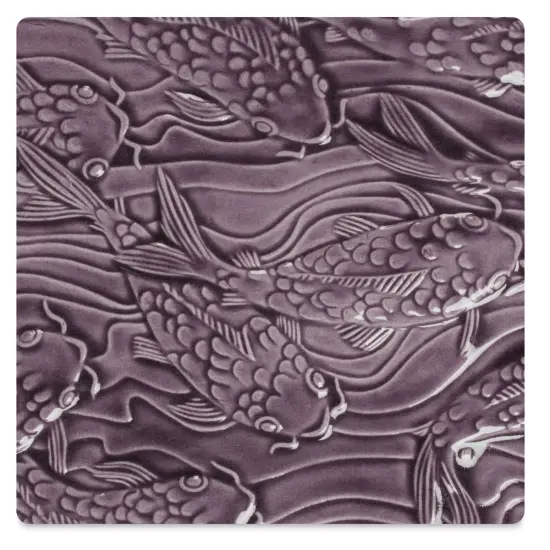 Amaco Liquid Gloss Glaze - Pint, Mulberry Red, Transparent {1}