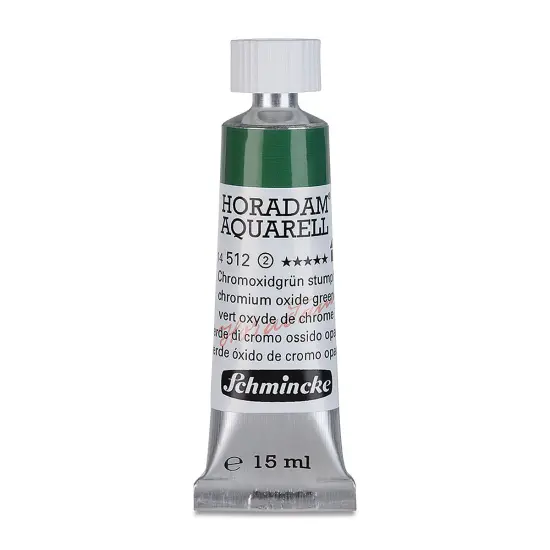 Schmincke Horadam Aquarell Watercolor - Chromium Oxide Green, 15 ml tube {2}