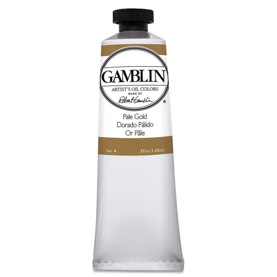Gamblin Artist's Oil Color - Pale Gold, 37 ml tube {1}