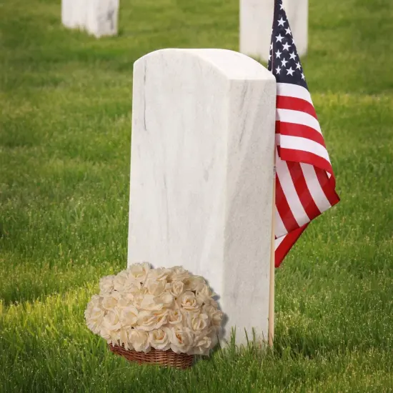 Box of 50: Ivory Rose Picks, Silk Blooms, Floral Picks (8"L X 3"W), Floral Home by Artificial Flowers {3}