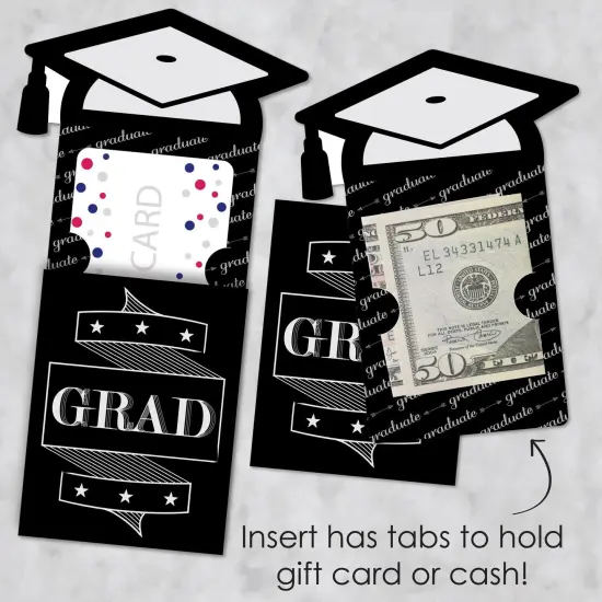 Big Dot of Happiness Graduation Cheers - Graduation Party Money and Gift Card Sleeves - Nifty Gifty Card Holders - Set of 8 {4}