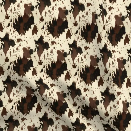 Various Fabrics by the Yard or Fat Quarter Faux Cowhide Cowboy Rodeo Western Ranch Custom Printed Fabric by Spoonflower {5}