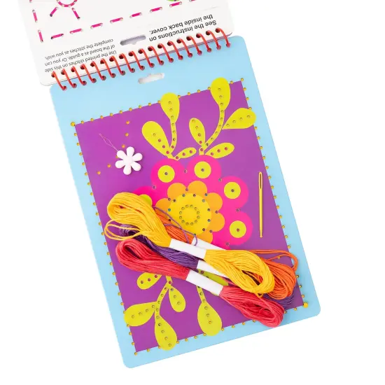 Colorbok Sew Cute! Em-Broad-Ery Kit-Flowers {3}