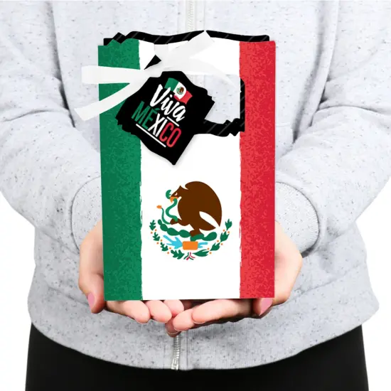 Big Dot of Happiness Viva Mexico - Mexican Independence Day Party Favor Boxes - Set of 12 {6}