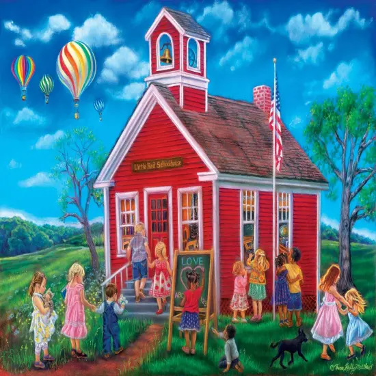 Sunsout Time for School 300 pc Jigsaw Puzzle 35974 {1}