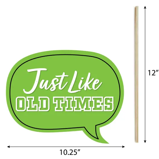 Big Dot of Happiness Still Got Class - High School Reunion Party Photo Booth Props Kit - 20 Count {7}