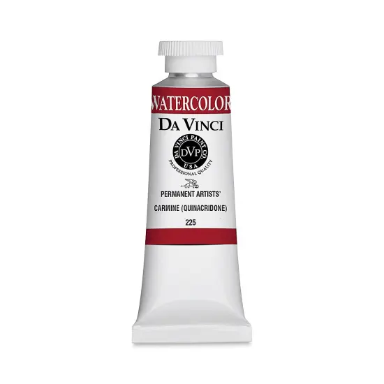Da Vinci Artists' Permanent Watercolor - Quinacridone Carmine, 37 ml tube {1}
