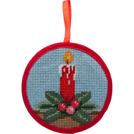 Alice Peterson Stitch-Ups Needlepoint Ornament Kit- Candle Multicolor {1}
