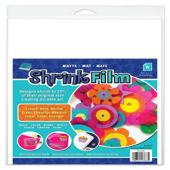Grafix Shrink Film 8.5"X11" 6/Pkg {1}