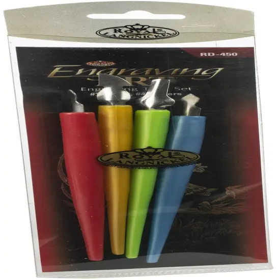 Royal & Langnickel(R) Foil Engraving Art Scraper Tools 4/Pkg {2}