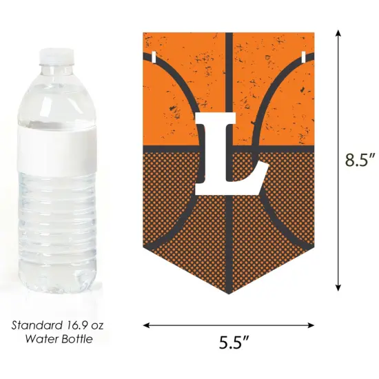 Big Dot of Happiness Basketball - Let The Madness Begin - College Basketball Party Bunting Banner - Party Decorations - Let The Madness Begin {4}