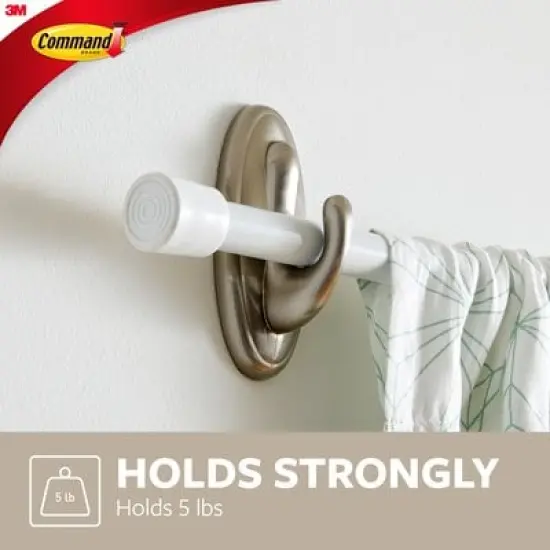 Command&trade; Traditional Hook 17053BN Large Brushed Nickel {3}