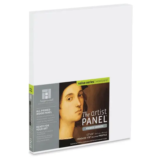 Ampersand Value Series Artist Panel - Smooth, 12" x 16", 7/8" Cradle {1}