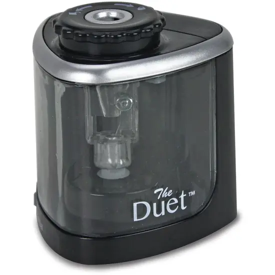 The Pencil Grip The Duet Pencil Sharpener-Black {3}