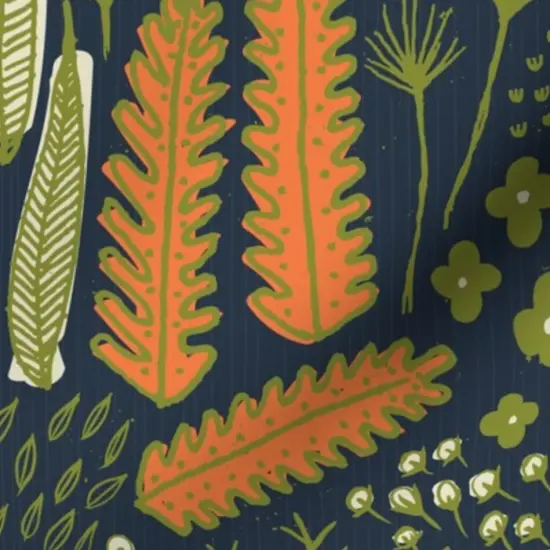 Various Fabrics by the Yard or Fat Quarter Botanical Mod Floral Greenery Foliage Bohemian Spring Garden Autumn Custom Printed Fabric by Spoonflower {7}