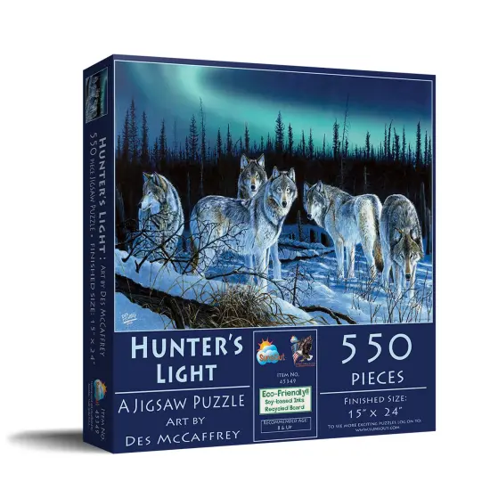 Sunsout Hunters Light 550 pc Jigsaw Puzzle 45349 {3}